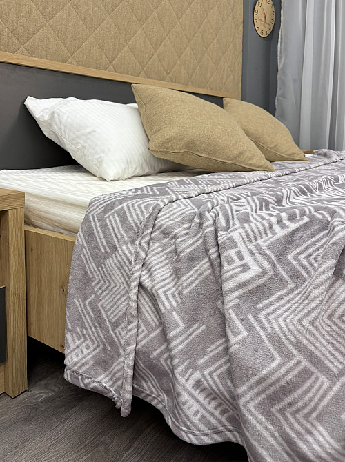 Плед-покрывало Decorator WellSoft HUGGE 200х220 см Какао (87-346) Киев - изображение 5