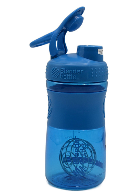 Шейкер спортивний (пляшка) BlenderBottle SportMixer Flip 20oz/590ml Cyan (Original) Київ - фото 6