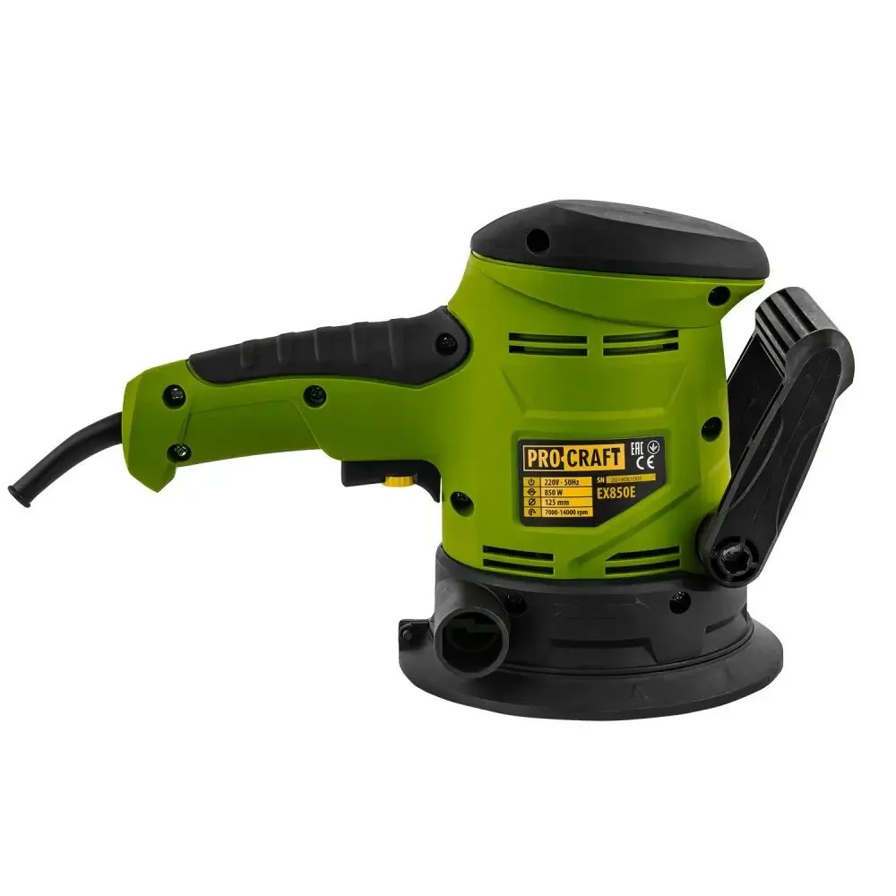 Орбітальна шліфмашина  Procraft 125 мм ексцентрикова шліфувальна машинка для дерева 450 Вт Львів - фото 7