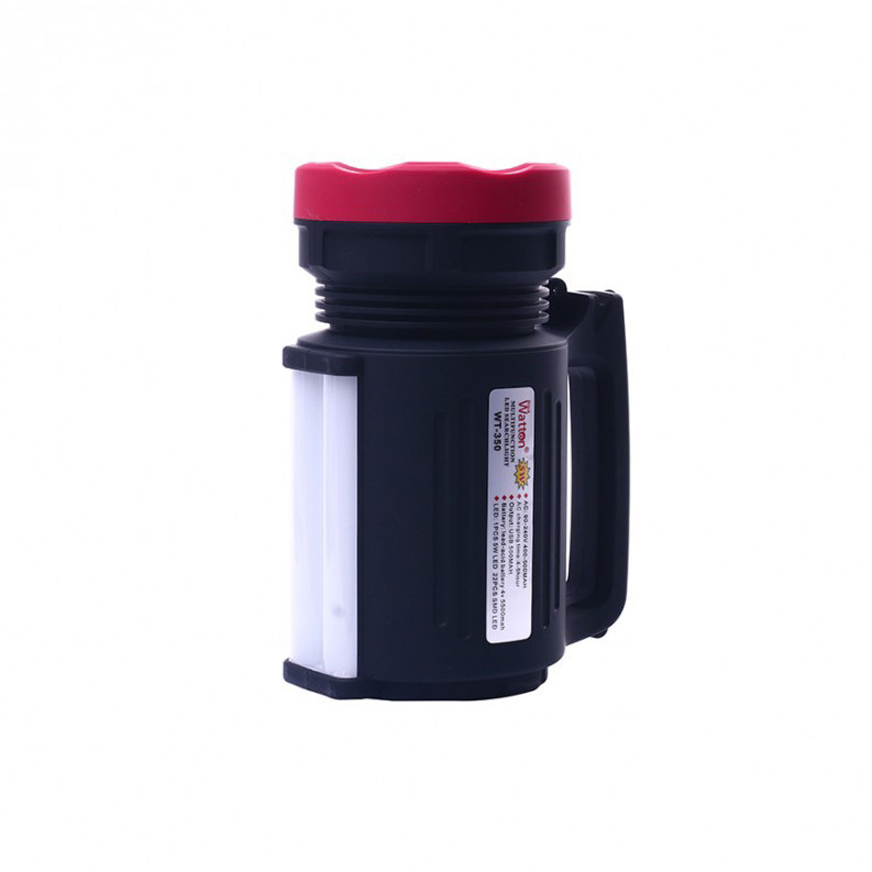 Фонарь-прожектор светодиодный аккумуляторный Watton WT-350 фонарик с режимом PowerBank Каменец-Подольский - изображение 8