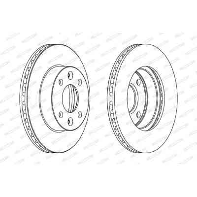 Тормозной диск FERODO DDF1521 Винница