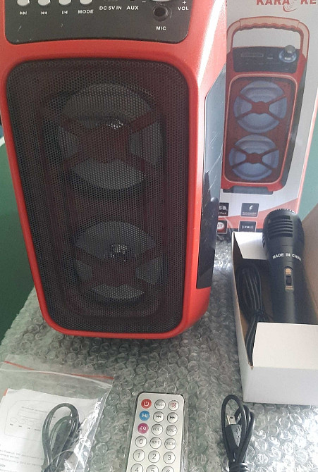 Колонка нова з мікрофоном та пультом. Киев - изображение 7