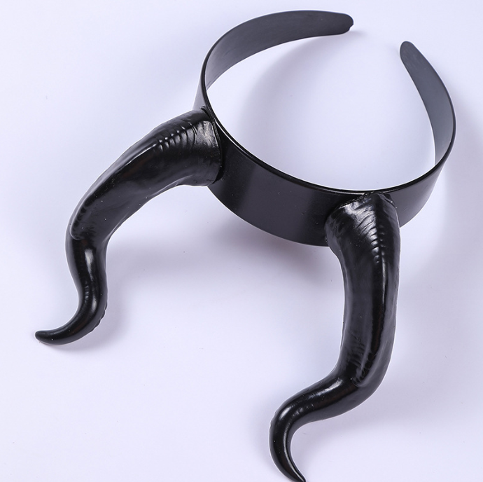 Обруч на Хэллоуин Рога one size черный Киев - изображение 5