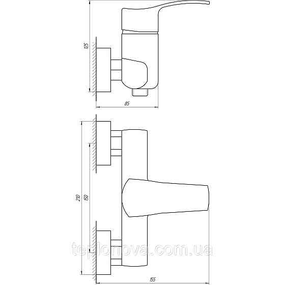 Змішувач для душу Globus Lux QUEENSLAND GLQU-0105 Чернівці