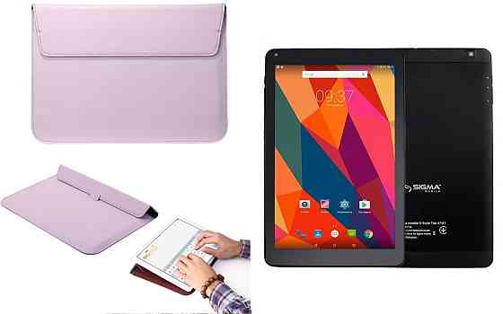 Чохол-конверт VitoCase для Sigma mobile Tab A102, A103, A104, з функцією підставки для планшета Фіолетовий Київ