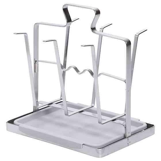 Сушарка-органайзер для посуду на кухню зі сталі HP-46-14 Київ