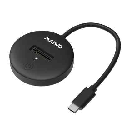 Док-станция для накопителей Maiwo M.2 NVMe/SATA SSD to USB3.2 Gen2 USB-C 10Gbps (K1698P2) Винница