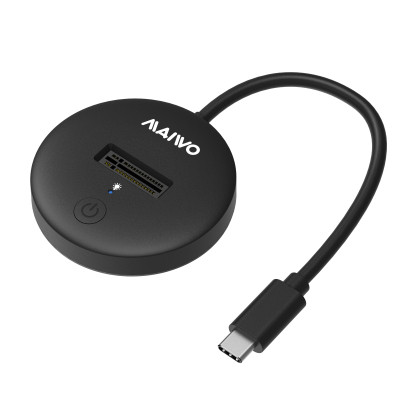 Док-станція для накопичувачів Maiwo M.2 NVMe/SATA SSD to USB3.2 Gen2 USB-C 10Gbps (K1698P2) Вінниця - фото 2