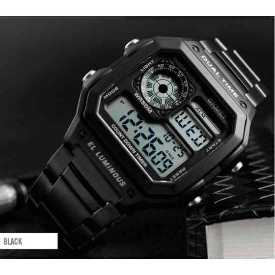 Мужские часы Skmei 1335 Ripple Black Киев