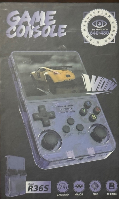 Ігрова консоль R36S портативна ретро приставка. Харків - фото 4