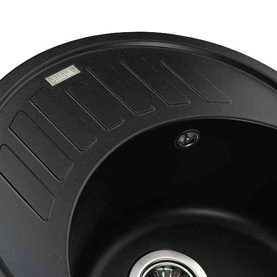 Гранітна мийка Globus Lux ARNO чорний 620х500мм-А0002 Київ