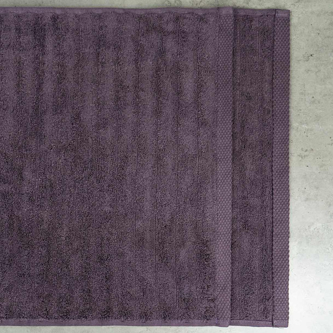 Набір махрових рушників Зеро Твіст 3шт GM Textile 50x90см, 50x90см, 70x140см 550г/м2 (Виноградний) Суми - фото 5