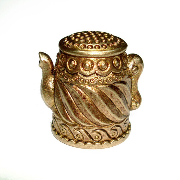 Наперсток из бронзы Чайник Киев - изображение 1