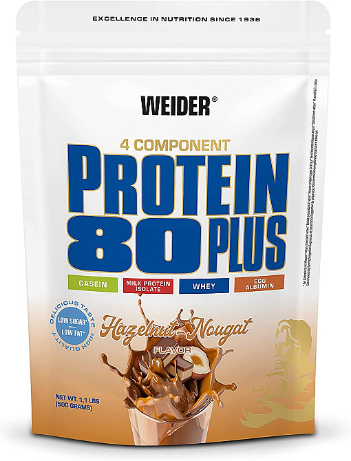 Protein 80 Plus (горіх) 500 g Луцьк - фото 1