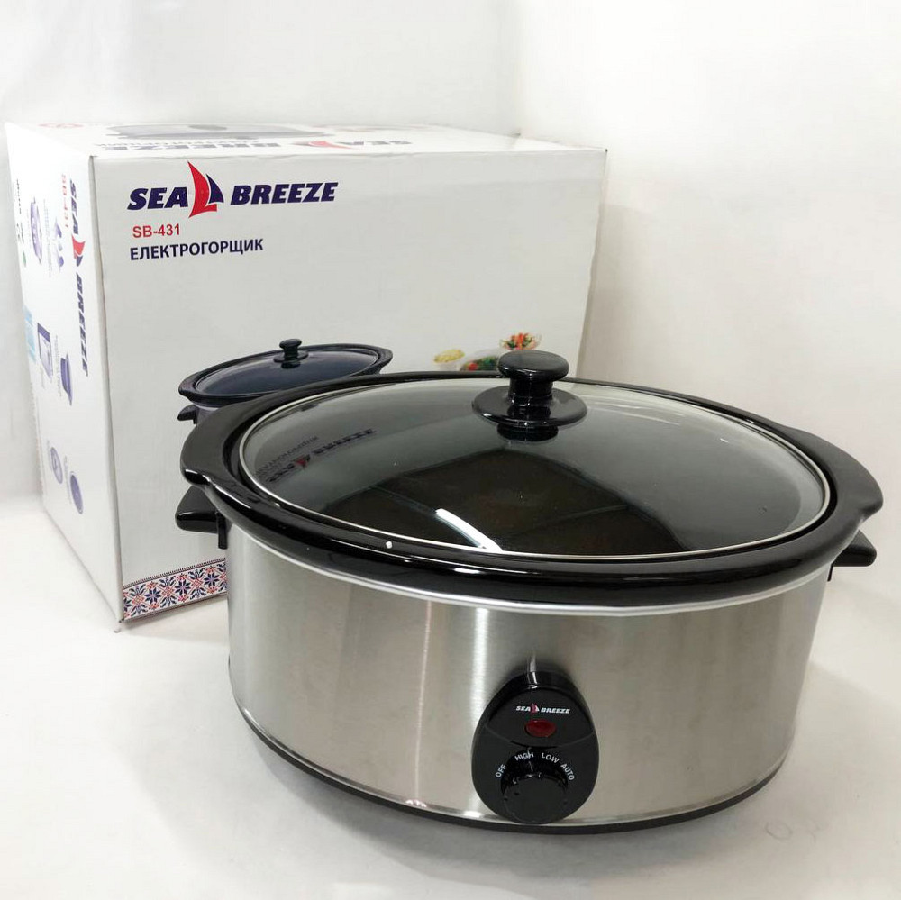 Повільноварка SeaBreeze SB-431/6,5 Л VR-37 Івано-Франківськ - фото 1