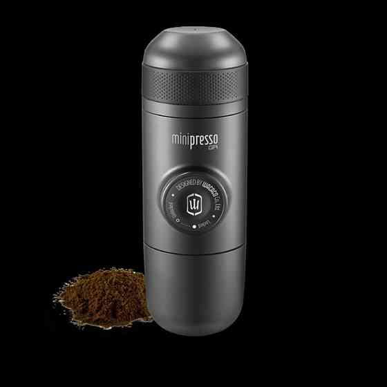 Портативна еспресо-кавоварка Wacaco Minipresso GR, механічна, для меленої кави Київ