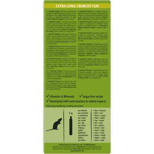 Лакомство Vitakraft Kracker Original Spelt and Apple крекер для декоративных грызунов и крыс с зерном и фруктами 2 шт/уп Киев