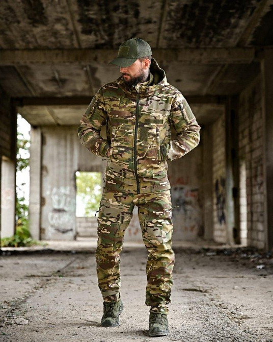 Демисезонный тактический костюм на флисе OMEGA мультикам НП4881 Одесса - изображение 1