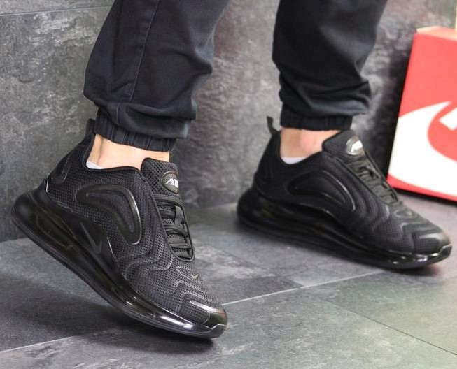 Кросівки Nike 720 Чорні Чоловічі Найк з Амортизацією кросівки (розміри: 40,41,42,43,44,45) Дніпро - фото 2