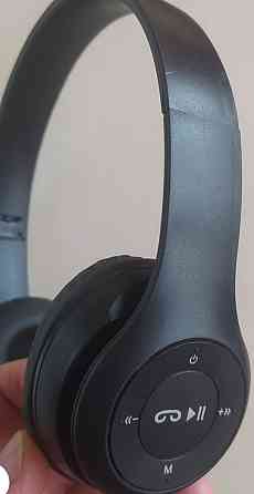 Бездротові навушники Wireless P-47 гарнітура Bluetooth Black. Харків