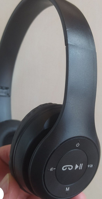 Бездротові навушники Wireless P-47 гарнітура Bluetooth Black. Харків - фото 2