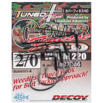 Крючок Decoy Worm220 Cover Finesse HD 2/0 (4 шт/уп) (1562.07.93) Винница