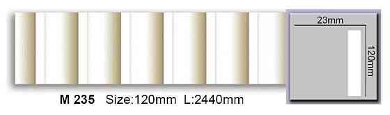Молдинг гладкий полиуретановый Harmony M 235 Днепр