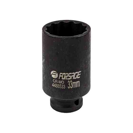 Головка ударная глубокая 1/2'' 12-гранная 33мм Forsage F-4488533 Одесса