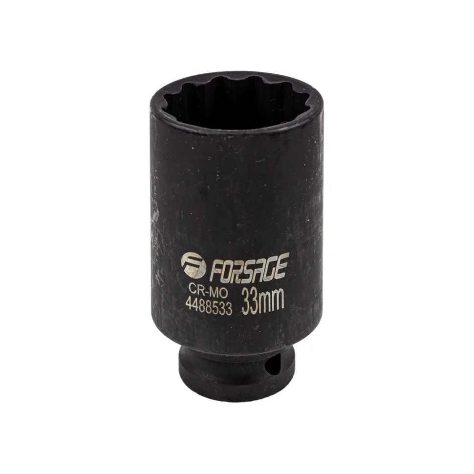 Головка ударная глубокая 1/2'' 12-гранная 33мм Forsage F-4488533 Одесса - изображение 1