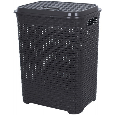 Корзина для белья Violet House 0778 Роттанг Coffee 45 л (0778 Роттанг COF 45 л) Винница - изображение 1