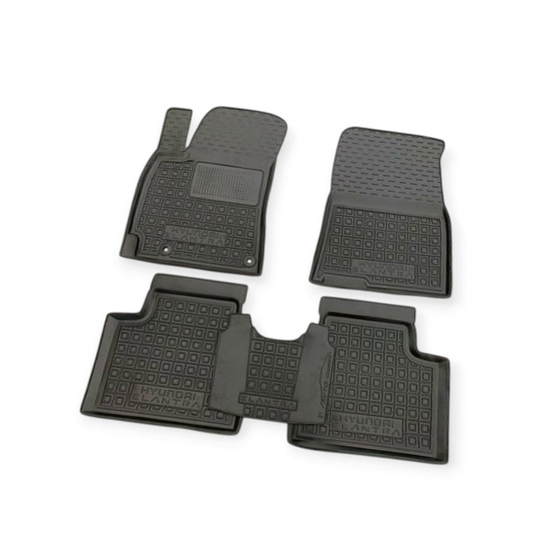 Килимки Хюндай elantra 2020-> cn7 борт 2,5 см, з перемичкою салону Мукачево - фото 1