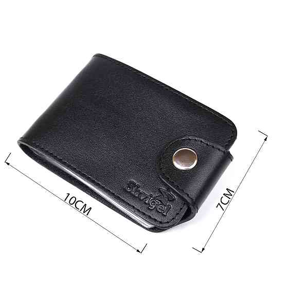 Холдер горизонтальний Shvigel 13915 шкіряний Чорний Київ