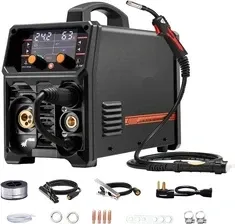 Сварочный апарат Spawarka MIG TIG 250A 5 w 1 - spawarka z pulsem 8,2KVA, synergiczna - sprzęt spawalniczy do użytku Киев - изображение 1