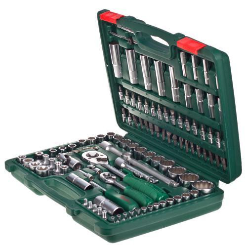 Набір торц. головок 1/4"DR4-14мм та 1/2"DR10-32 мм,108 предм(12 г) HANS Одеса - фото 10