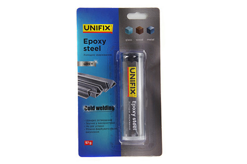 Холодне зварювання сіра 57 г (блістер) UNIFIX Рівне - фото 1