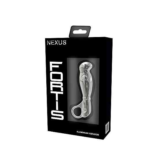 Металевий вібромасажер для простати і точки G Nexus Fortis Sex Aura Київ