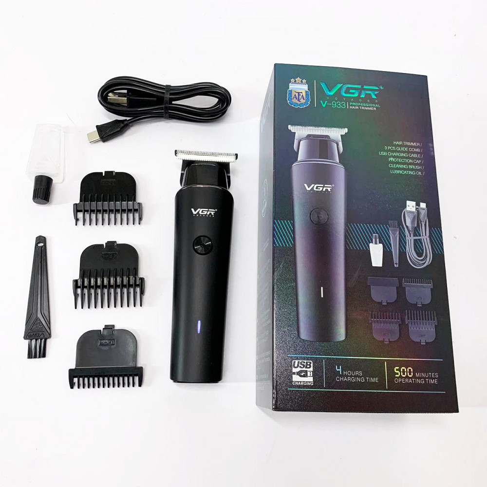 Універсальні машинки для стрижки волосся VGR V-933, Водонепроникний тример для стрижки HR-39 Львів - фото 6