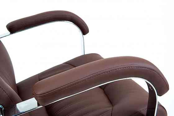 Офисное Кресло Руководителя Richman Hermes Fly 2231 Хром М1 Tilt Коричневый Днепр