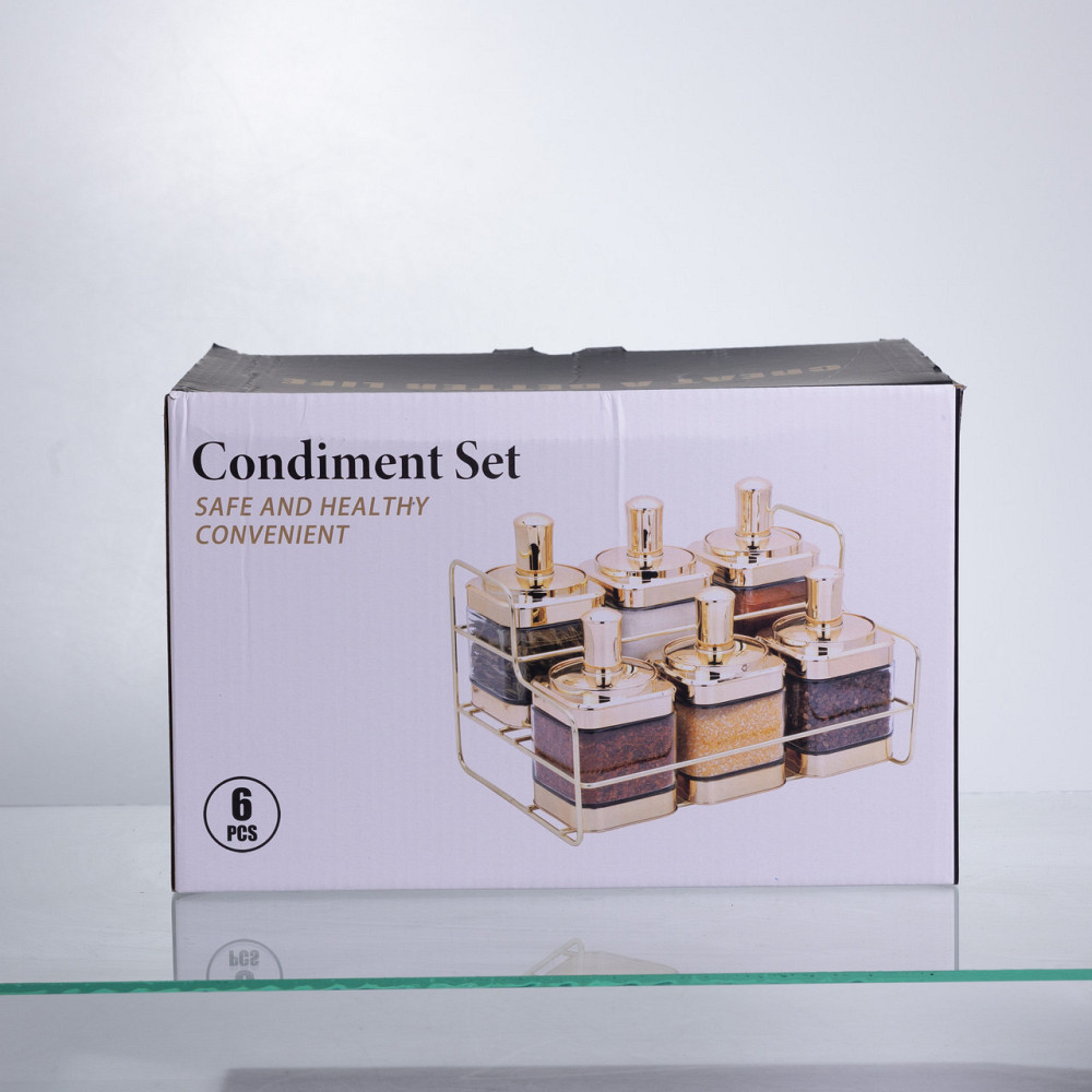 Набір банок для сипучих продуктів з ложкою 6 шт Київ - фото 6