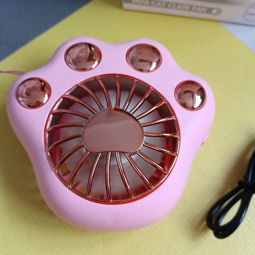 Портативный мини розовый вентилятор Киев - изображение 4