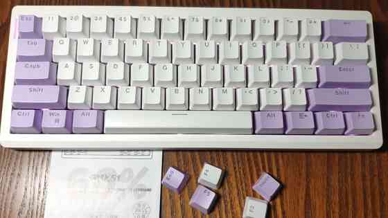 Кастомная GMK61. Беспроводная игровая механическая RGB хотсвапная клавиатура. Харьков