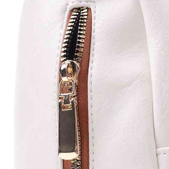 Женская сумка с одной лямкой через плечо из гладкой экокожи Vintage 22768 Белый Киев