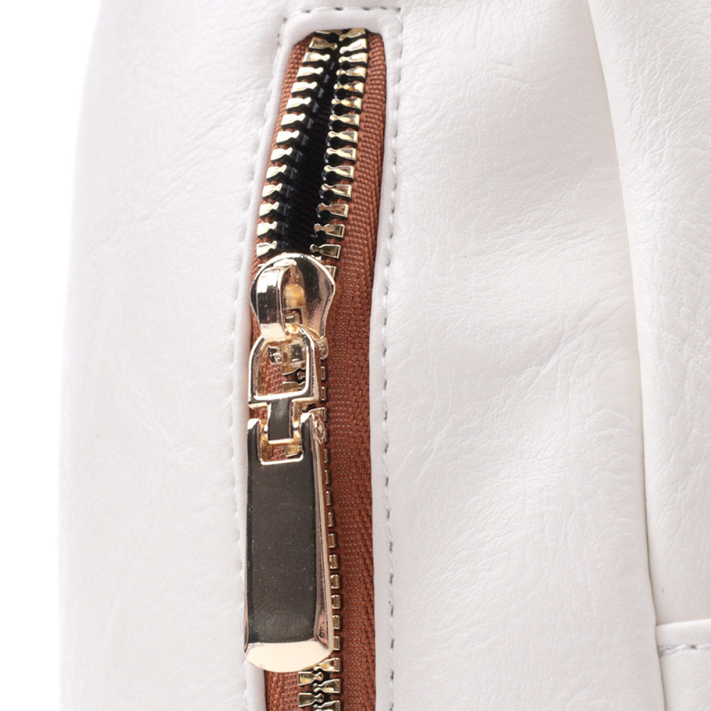 Жіноча сумка з однією лямкою через плече з гладкої екошкіри Vintage 22768 Білий Київ - фото 5