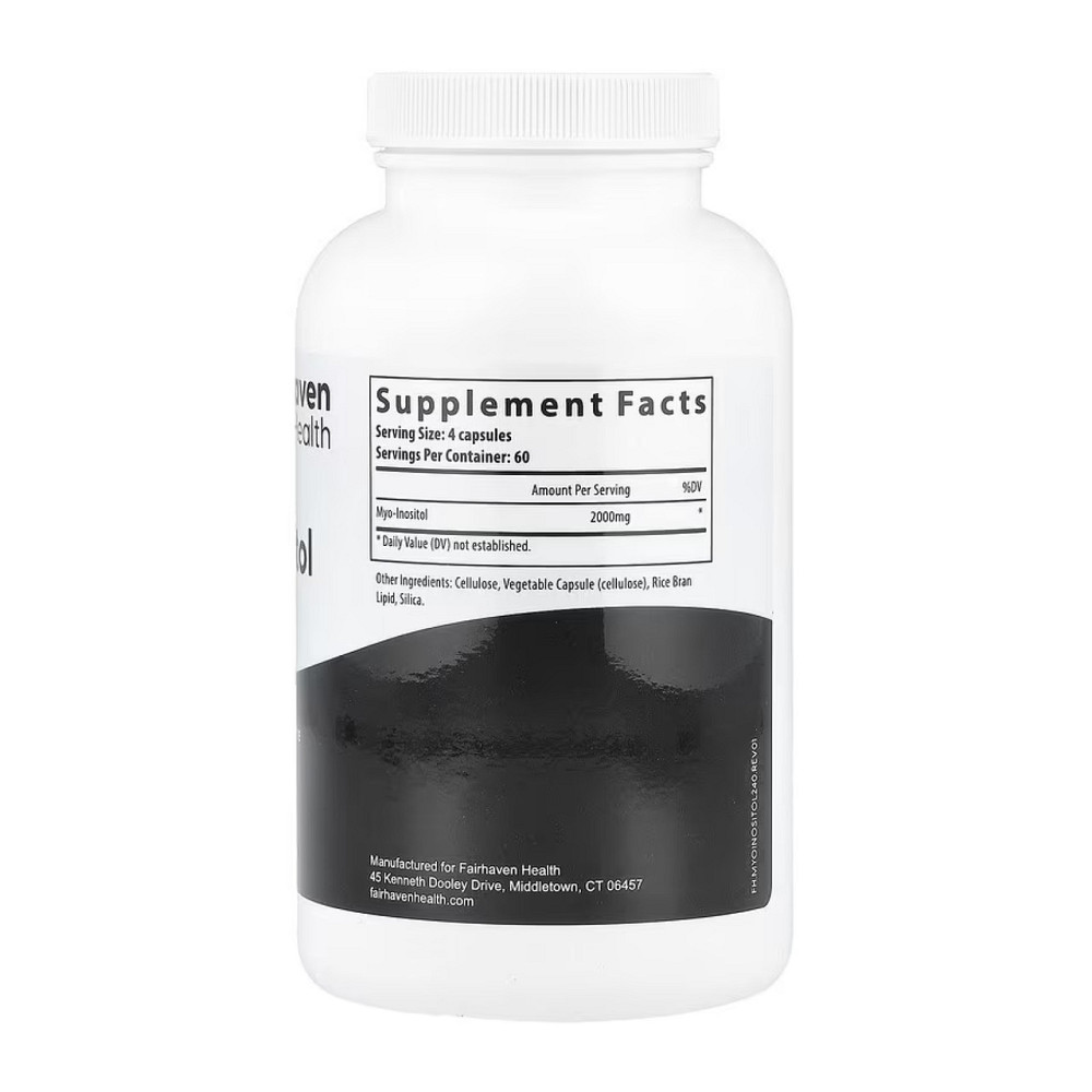 Міо-Інозитол Fairhaven Health Myo-Inositol 240 капс Київ - фото 2