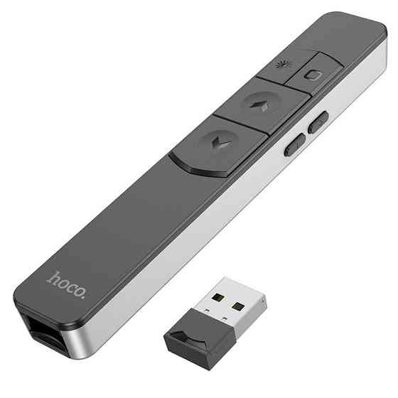 Лазерна указка HOCO GM202 Smart PPT page turning pen Silver Одеса