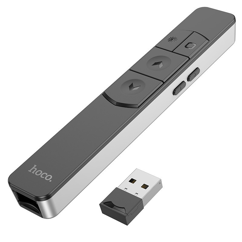 Лазерна указка HOCO GM202 Smart PPT page turning pen Silver Одеса - фото 4