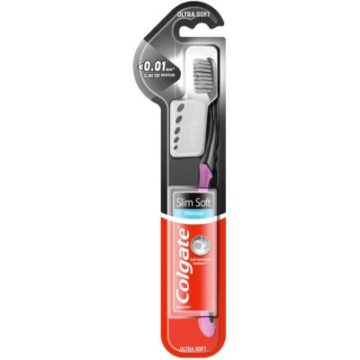 Зубная щетка Colgate Шелковые нити с древесным углем Розовая (2170000000039) Винница - изображение 1
