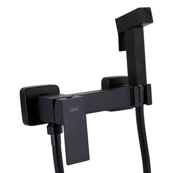 Набір для душу гігієнічного Lidz Kubis 110 Black LDKUB110BLA46104 чорний мат Київ