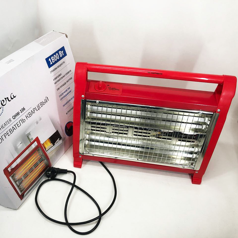 Обогреватель домашний Suntera QHW-106 1800Вт, Экономичный обогреватель, Тепловые обогреватели ZY-521 для дома Киев - изображение 6