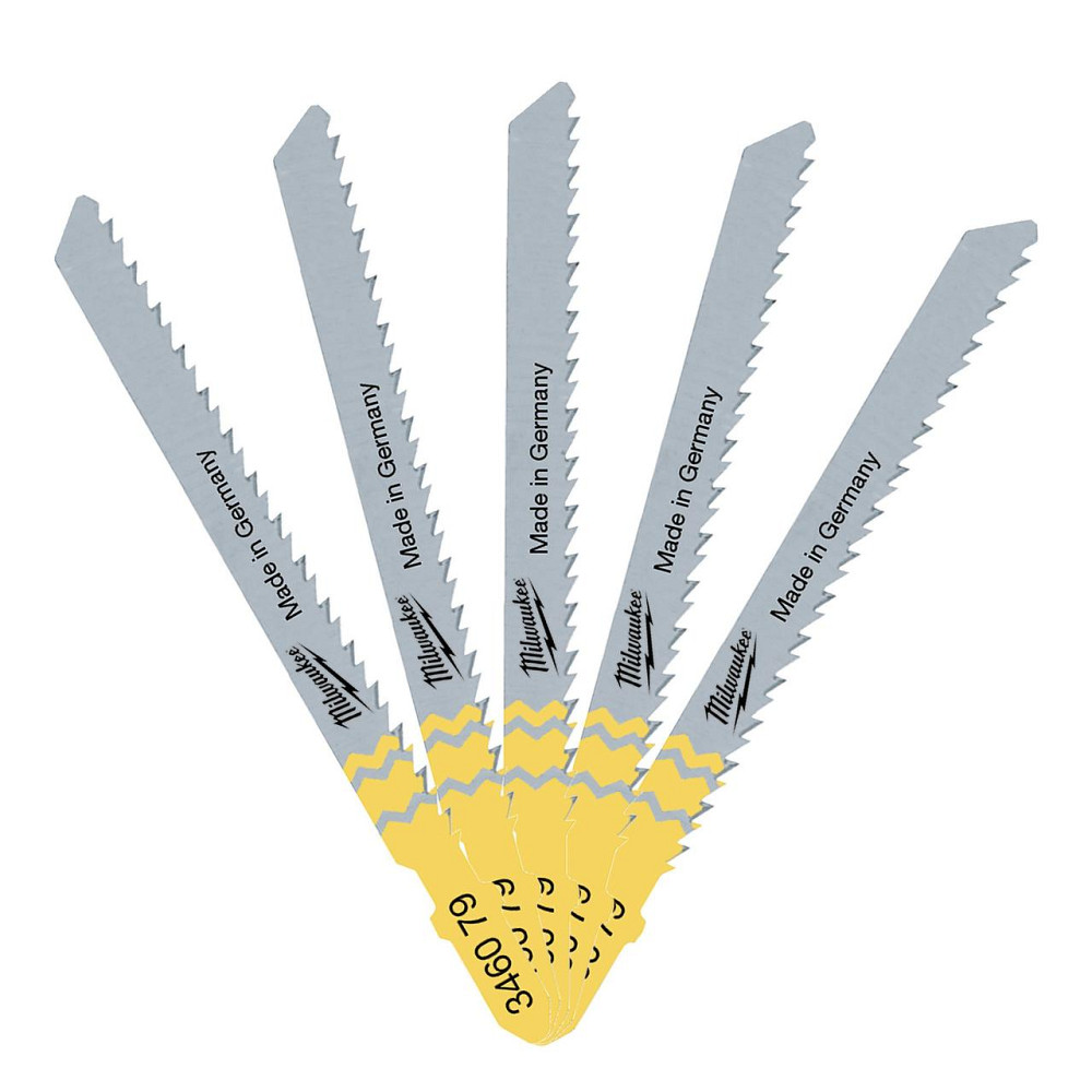 Полотна для лобзика T101BR MILWAUKEE, 75 мм/ крок зуба 2,5 мм, (5шт), (зворотній різ) Одесса - изображение 2